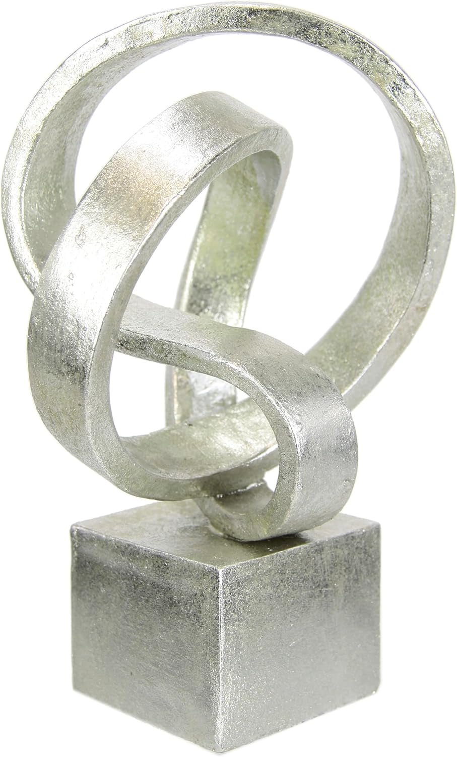 Moderní Deco Socha Umělecké Ornamenty 3D obrázek Socha Moderní Dekorace Figurky Abstraktní umění Nápad na dárek, Stříbrné Sošky a sochy Naty Shop stříbrná
