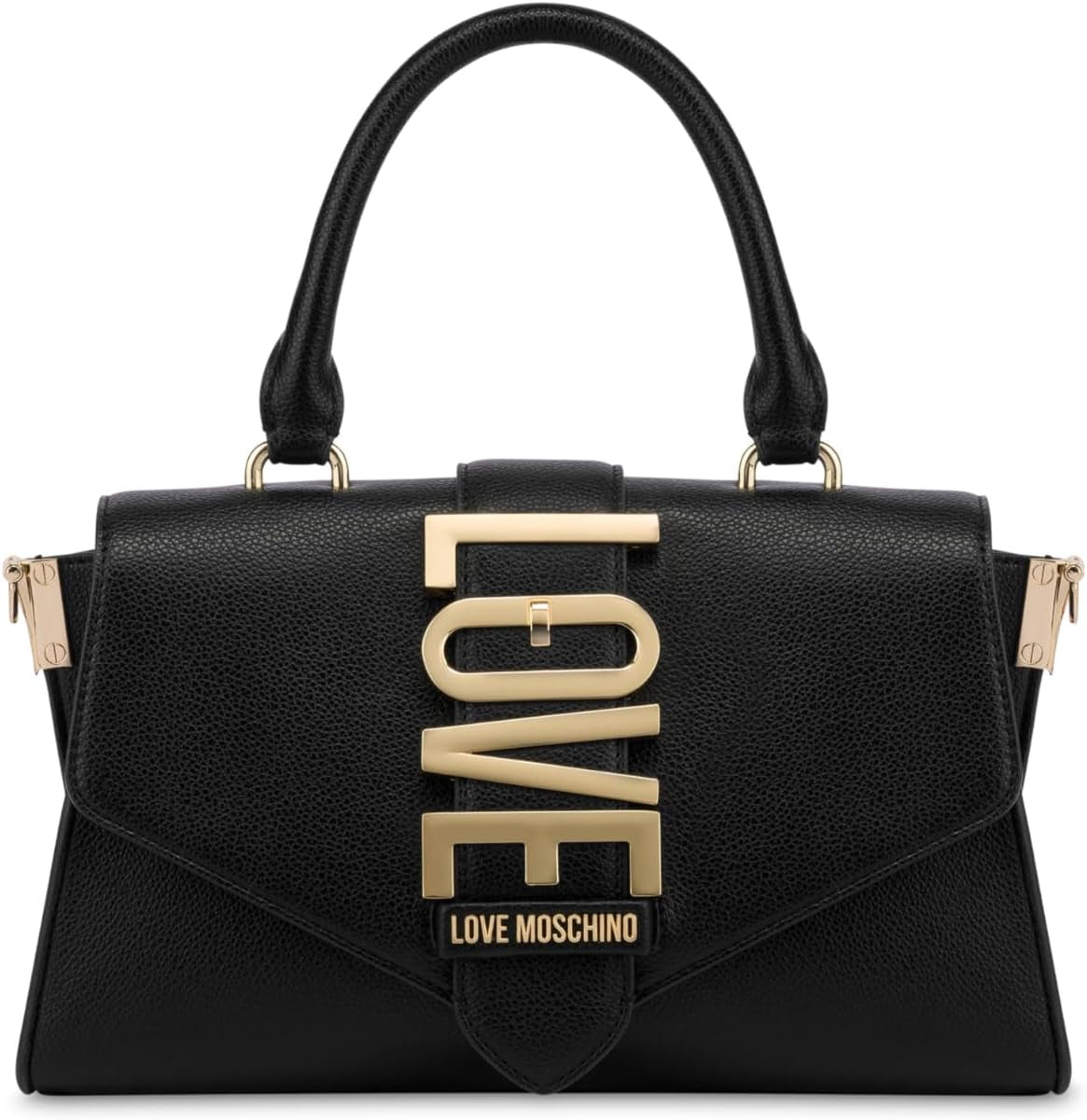 Moschino Borsa Love kabelka, černé tašky Dámské Naty Shop Jedna velikost padne všem