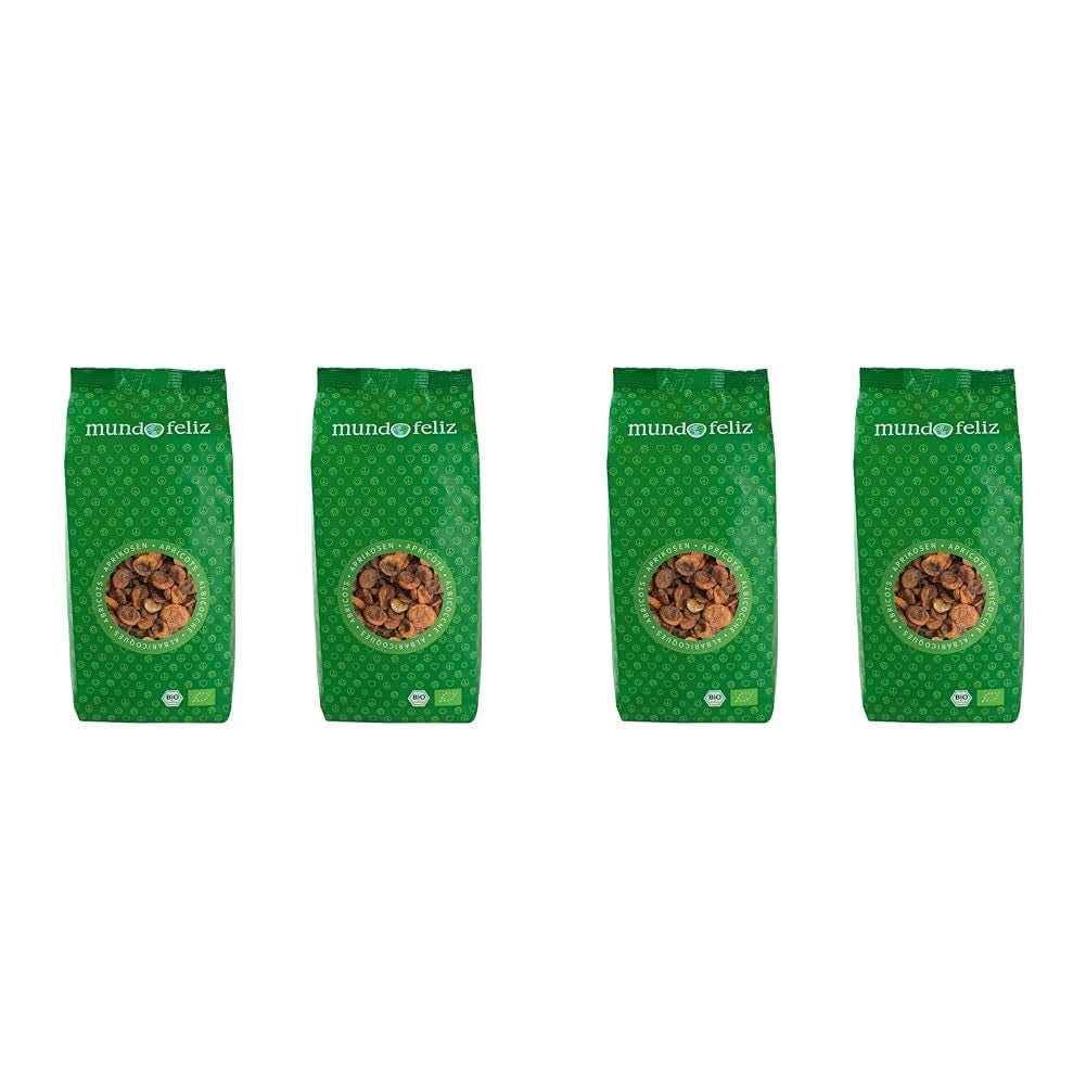 Mundo Feliz Bio Sušené meruňky s peckami 2 x 500 g Dehydrované produkty Můj obchod 500 G (balení 4 ks)