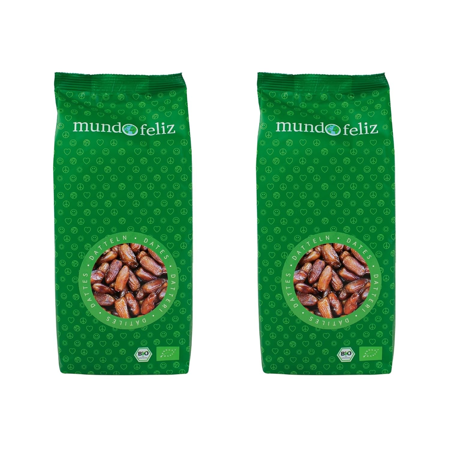 Mundo Feliz Organické datle sušené s peckami 2 x 500 g Naty Shop Dehydratované produkty 500 G (balení 2 ks) Data