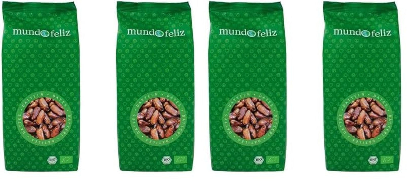 Mundo Feliz Organické datle sušené s peckami 2 x 500 g Naty Shop Dehydratované produkty 500 G (balení 4 ks) Data