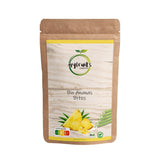 myfruits bio lyofilizovaný ananas, 300g, sušené ovoce bez přísad, 100% ananas na velké kousky, lyofilizované ovoce do müsli nebo jako svačina Dehydrované produkty Naty Shop 300 G
