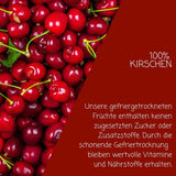 myfruits lyofilizované hořké třešně, 80g, bez přísad, ze 100% třešní, lyofilizovaného a dehydrovaného ovoce Dehydrované produkty Naty Shop