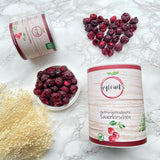 myfruits lyofilizované hořké třešně, 80g, bez přísad, ze 100% třešní, lyofilizovaného a dehydrovaného ovoce Dehydrované produkty Naty Shop