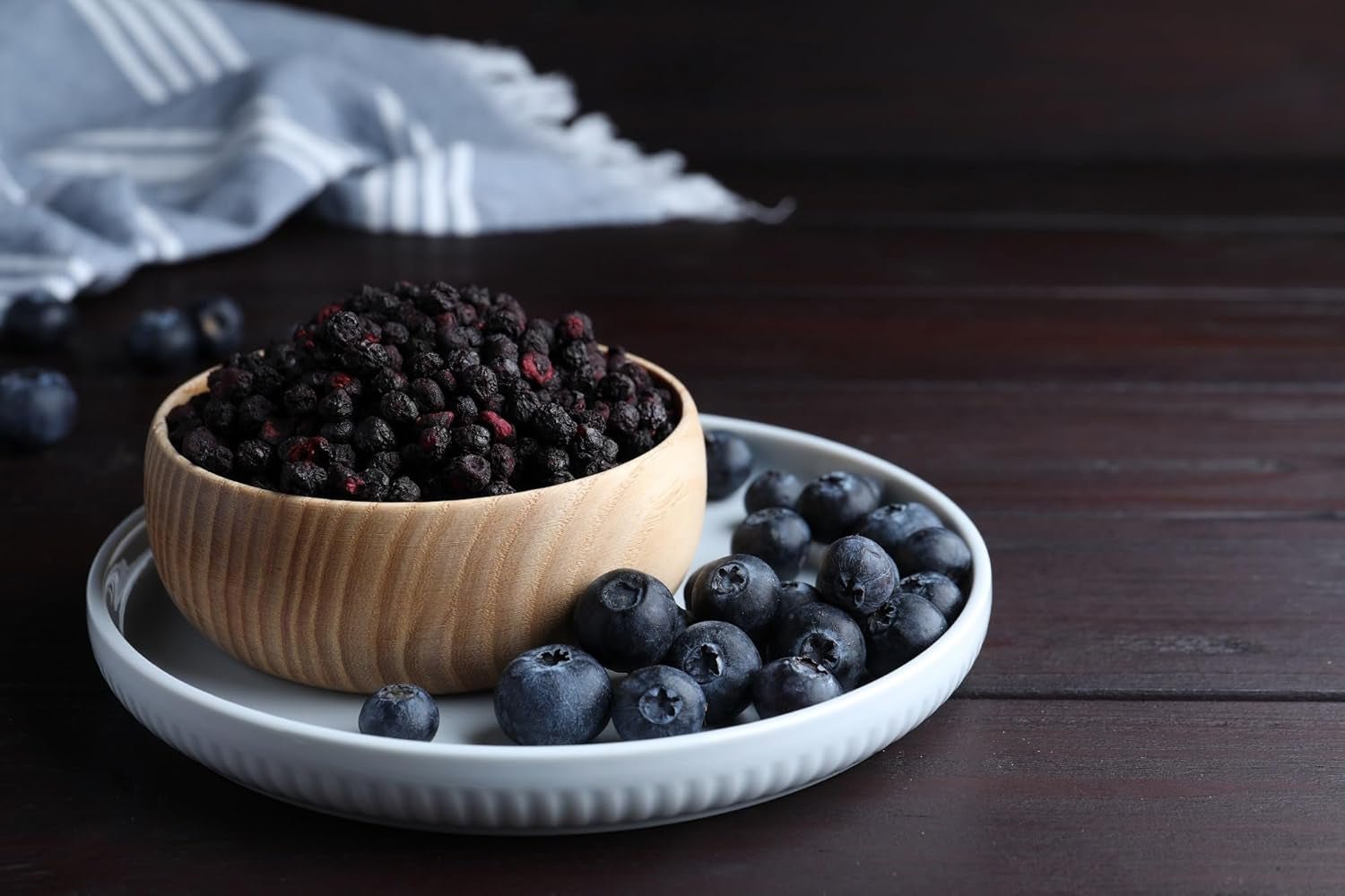 Mynatura bio mrazem sušené lesní borůvky I Borůvky I Ovoce I Bobule I Přírodní produkt I Bio kvalita I Sáček (1x 200g) Dehydrované produkty Naty Shop