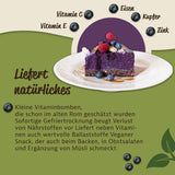Mynatura bio mrazem sušené lesní borůvky I Borůvky I Ovoce I Bobule I Přírodní produkt I Bio kvalita I Sáček (1x 200g) Dehydrované produkty Naty Shop