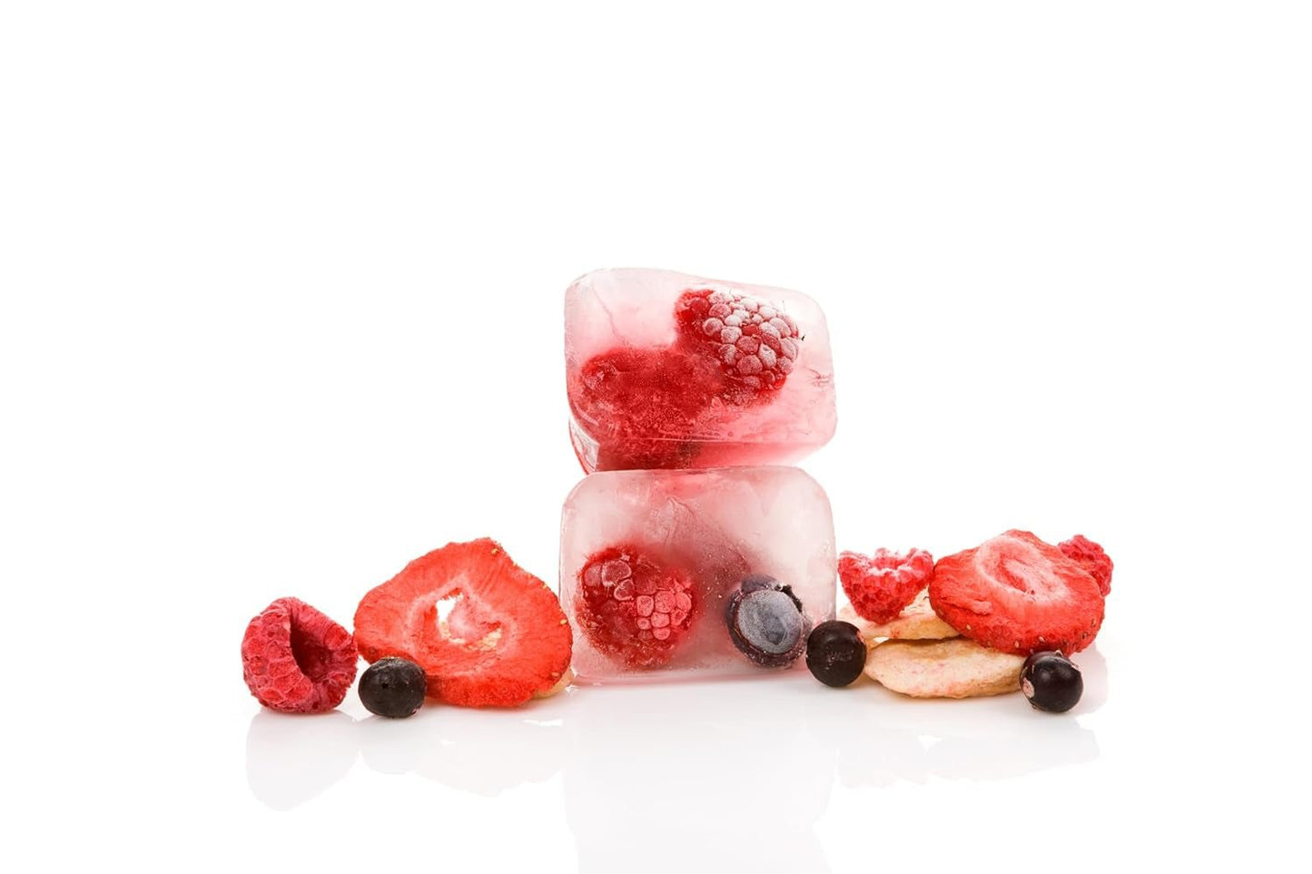 Mynatura Barevná směs mrazem sušených bobulí I Směs ovoce I Maliny I Černý rybíz I Jahody I Ovocné přesnídávky I Veganské I 350g Dehydrované produkty Naty Shop