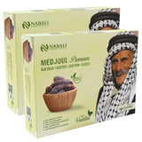 NABALI FAIRKOST FOR ALL Dates Medjool Medjoul z Palestiny - 100% přírodní veganské aromatické tradiční čerstvé a orientální I bez konzervantů 5 kg (1 balení), Small/Medium Dehydratované produkty Naty Shop 5 kg (balení 2 ks) Large/Jumbo