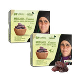 NABALI FAIRKOST FOR ALL Dates Medjool Medjoul z Palestiny - 100% přírodní veganské aromatické tradiční čerstvé a orientální I bez konzervantů 5 kg (1 balení), Small/Medium Dehydratované produkty Naty Shop 1kg (balení 2 ks) Large/Jumbo