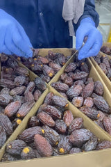 NABALI FAIRKOST PRO VŠECHNY Data Medjool Medjoul z Palestiny - 100% přírodní veganská aromatická tradiční svěží a orientální I bez konzervantů 5 kg (1 balení), Small/Medium Dehydratované produkty Naty Shop
