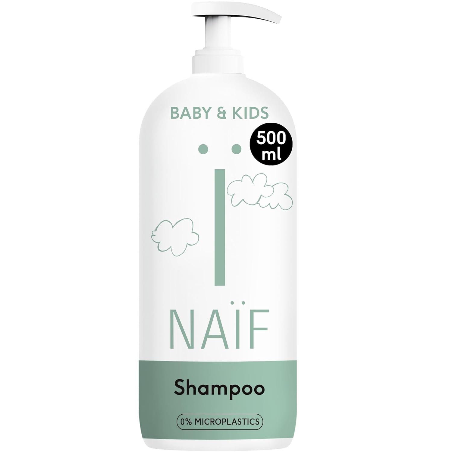 Naïf - Ošetřující šampon - pro kojence a děti - Dětský šampon s přírodními složkami - 100% vegan - 0% SLES - Bez mikroplastů, silikonů a parabenů - 200 ml Děti - Péče do koupele a pokožky Naty Shop L