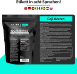 Nature Diet - Goji bobule 1000 g | Sušené bobule | Zdravá svačina Dehydrované produkty Naty Shop