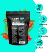 Nature Diet - Goji bobule 1000 g | Sušené bobule | Zdravá svačina Dehydrované produkty Naty Shop