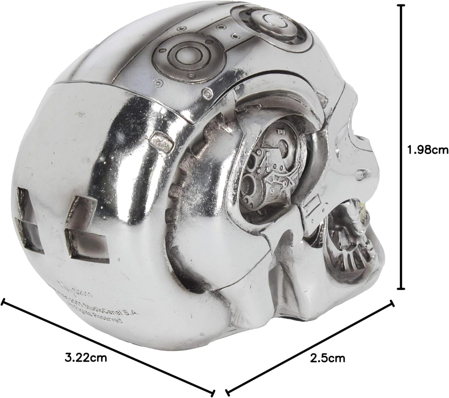 Nemesis Now, T Box, 18 cm, stříbro, pryskyřice, sošky a sochy jedné velikosti Naty Shop