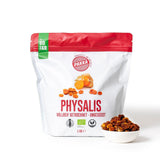 PAKKA Organic Fair Trade Physalis 1kg, bio a fair trade rakytník sušený, neslazený, nesířený, vyrobeno a lahvováno přímo výrobcem v Kolumbii, veganské 1000g (1 balení) Naty Shop Dehydratované produkty Varianta 2: 1 kg (1 balení)