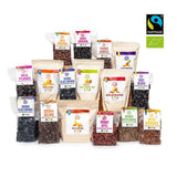 PAKKA - Bio Fairtrade Black Beauty Raisins 600gr, bio, bez pecek, černé hrozny, sušené na slunci, bez oleje, takže lepkavé, nesířené, přímo od malých farmářů v Samarkandu v Uzbekistánu Dehydrované produkty Naty Shop