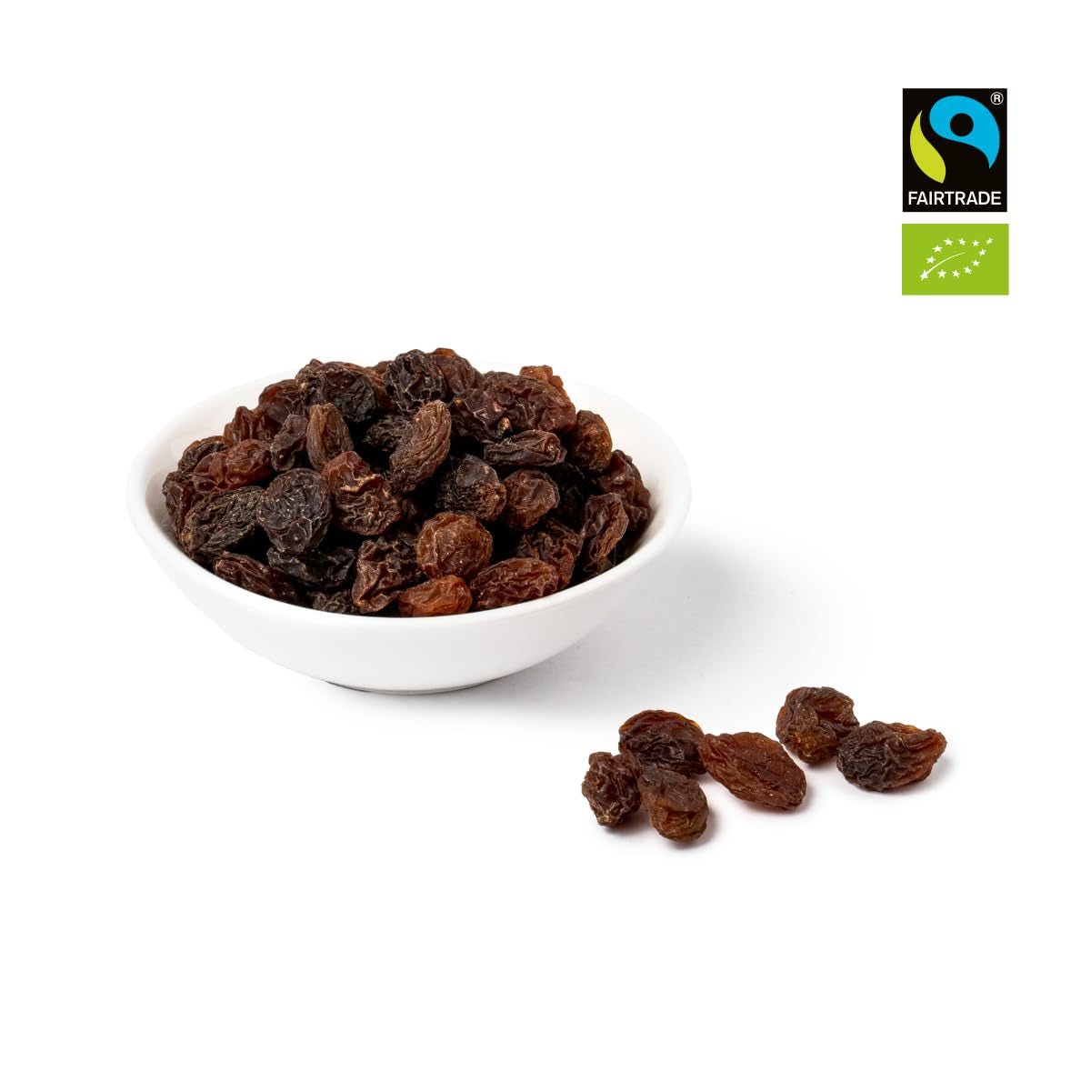 PAKKA - Bio Fairtrade Sultanas 1kg, bez pecek, bez kůže a na slunci sušené Sultanas Sultanas ze Samarkandu Uzbekistán 1000g Dehydrované produkty Naty Shop