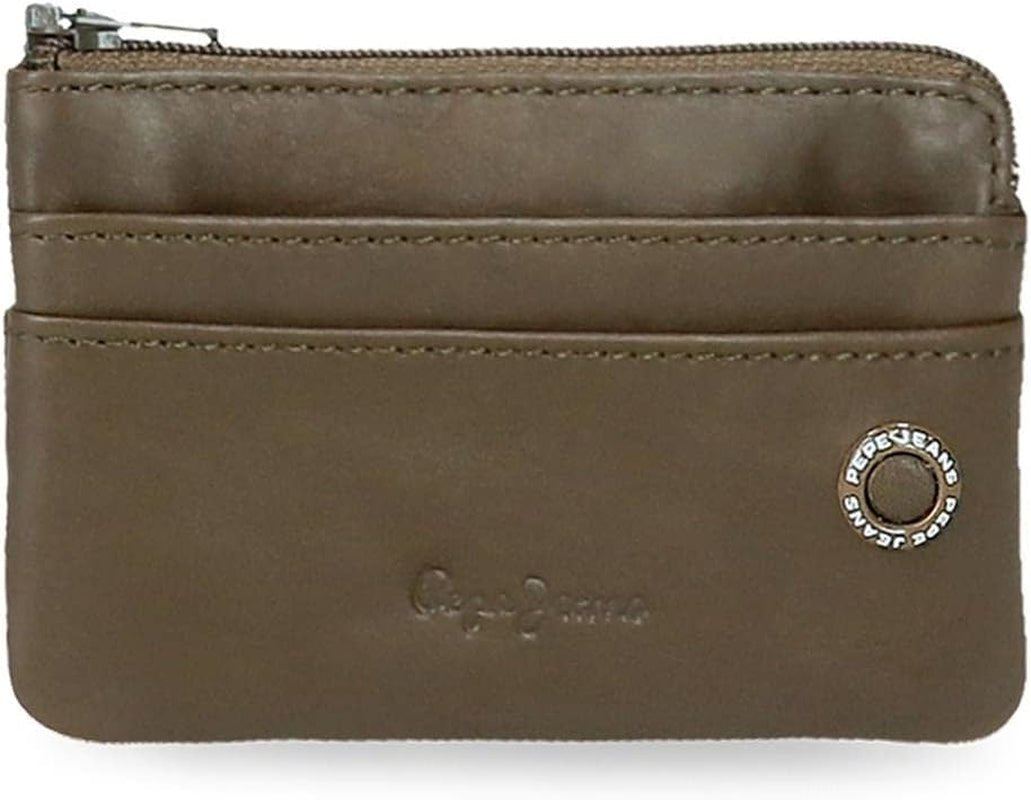 Pepe Jeans adge Pánská peněženka Naty Shop Khaki peněženka s odznakem
