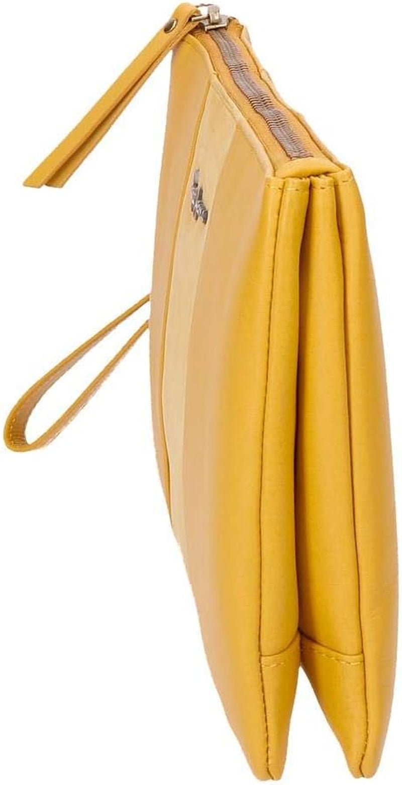 Pepe Jeans Double Wallet Žlutá kabelka 27x17x2 cm kožená peněženka Women Naty Shop