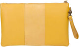 Pepe Jeans Double Wallet Žlutá kabelka 27x17x2 cm kožená peněženka Women Naty Shop