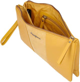 Pepe Jeans Double Wallet Žlutá kabelka 27x17x2 cm kožená peněženka Women Naty Shop