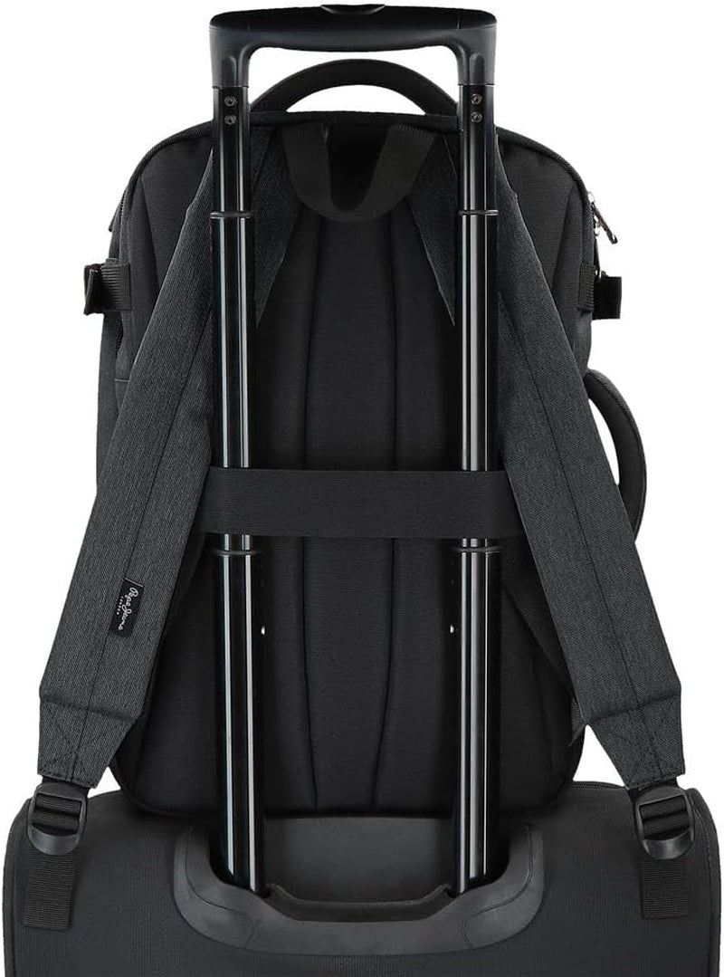 Pepe Jeans Jarvis malá kabelka přes rameno zelená 15x19,5x6 cm polyester s detaily z umělé kůže Zavazadla a cestovní potřeby Naty Shop