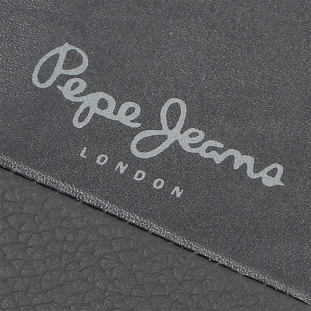 Pepe Jeans Joumma Bags Double Peněženka, Černá, 11 x 7 x 1,5 cm, Kůže, Černá, Jedna velikost, Peněženka Pánská peněženka Naty Shop