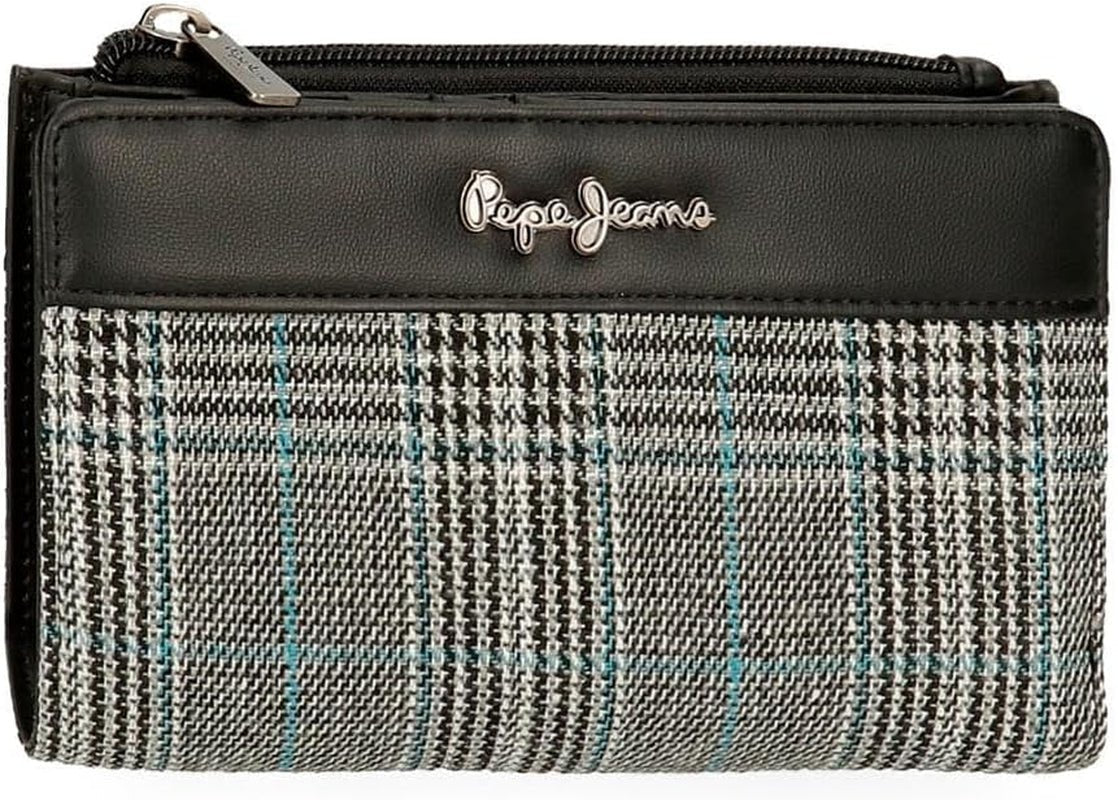Pepe Jeans Kendra dámské tričko, černé, jedna velikost, malá taška přes rameno Dámské tašky Naty Shop Double Wallet