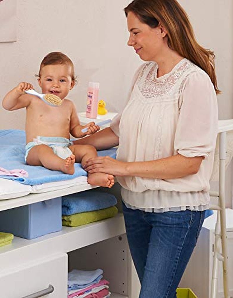 Hřeben a kartáč Rotho Babydesign, přírodní štětiny, od 0 měsíců, TOP/Bella Bambina, Babybleu Perl (světle modrá), 20059010301 Děti - Koupel a péče o pleť Naty Shop