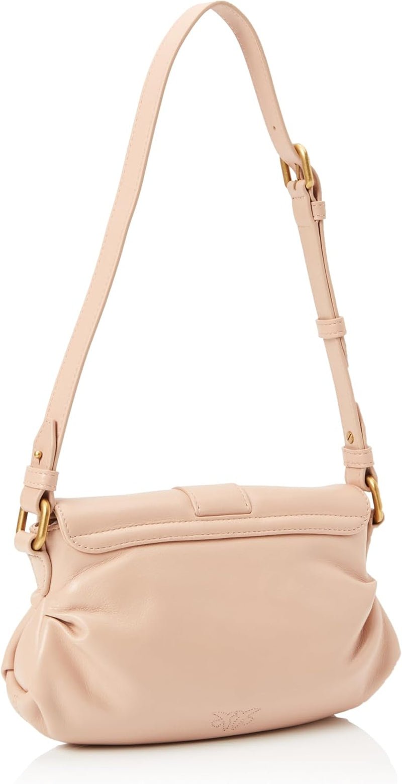 Pinko Dámská mini křišťálová taška přes rameno Jolene, O81m_Chocolate Gold Dámské tašky Naty Shop