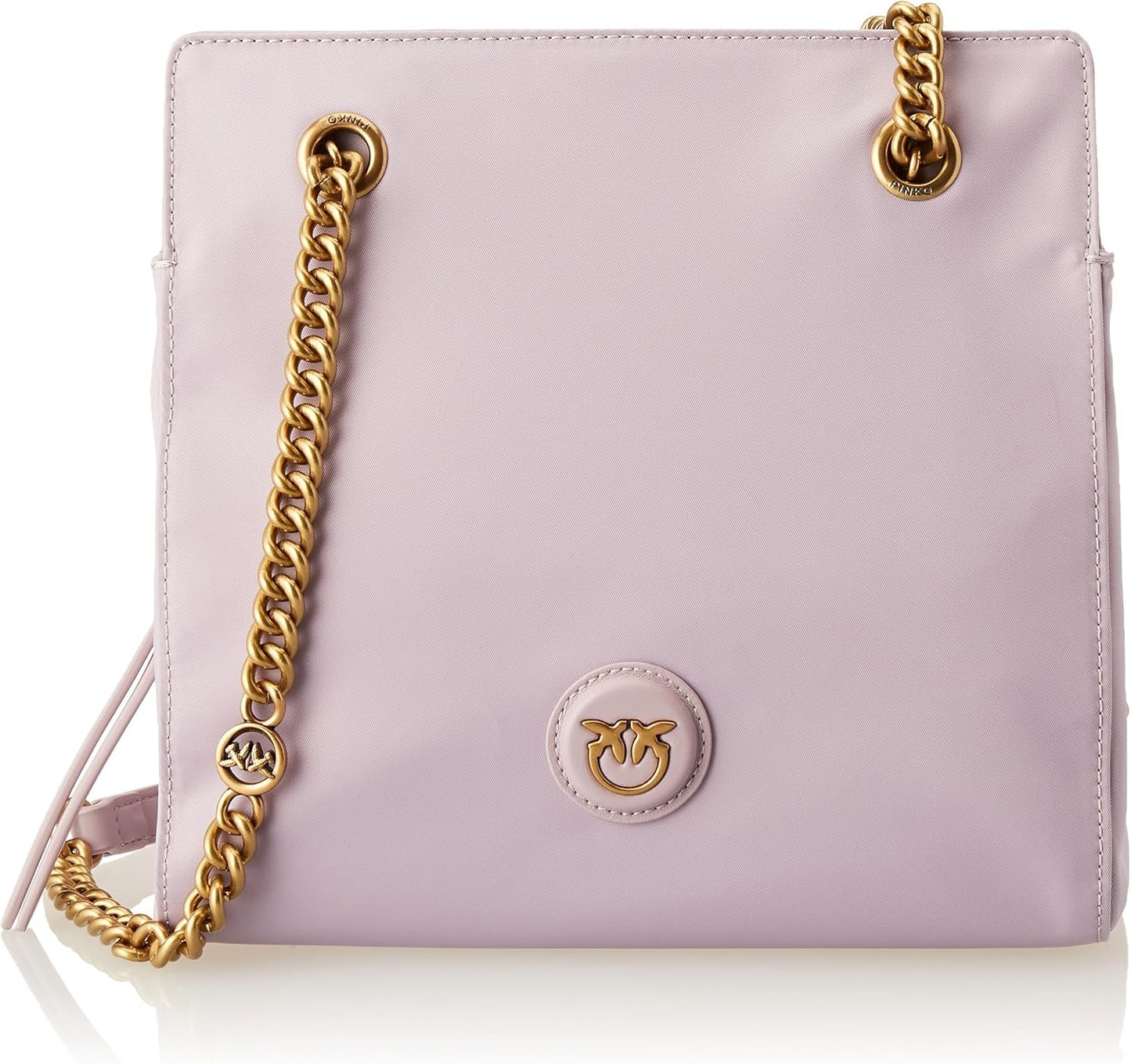 Pinko Dámské Recycled Gate Shopper RECYCELTES Nylon + Dámské Tašky Naty Shop Y48Q_Tulipano Viola-Antque Gold