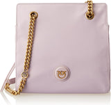 Pinko Dámské Recycled Gate Shopper RECYCELTES Nylon + Dámské Tašky Naty Shop Y48Q_Tulipano Viola-Antque Gold
