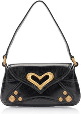 Pinko Ladies 520 Ramen Baby Naplack Vintage Bag Dámské Tašky Naty Shop Z99M_Black Limousine-Chocolate Gold