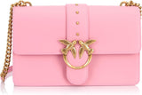 Pinko Ladies Love One Classic Cl Calf Silk Bag Dámské kabelky Naty Shop Pink