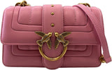 Pinko Ladies Love One Mini Cl Single Side Sheep Nappa Line Quilt Bag Dámské tašky Naty Shop P31Q_Marine antik gold
