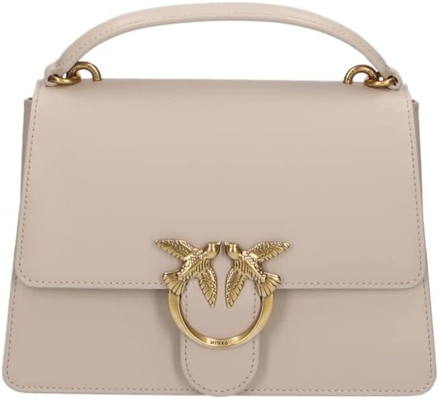 Pinko Ladies Love One Top Handle Classic Li Bag Dámské tašky Naty Shop I30Q_Grey Pinguino-Antique Gold