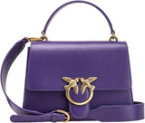 Pinko Ladies Love One Top Handle Classic Li Bag Dámské tašky Naty Shop J11Q_Violet Plumeria-Antique Gold