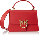 Pinko Ladies Love One Top Handle Classic Li Bag Dámské tašky Naty Shop R41Q_Red Garnet - Starožitné zlato