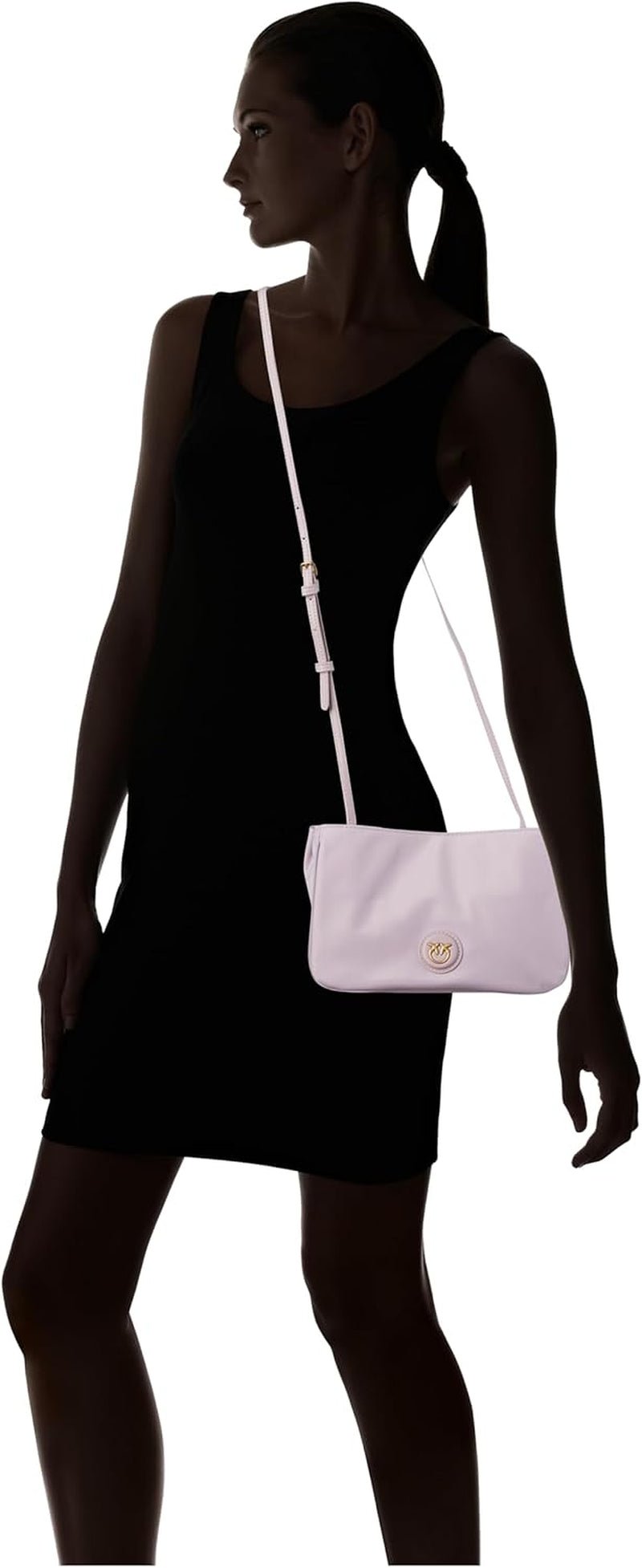 Pinko Ladies Recycled Gate Flat HORIZONTÁLNĚ OPAKOVANÉ Dámské tašky Naty Shop