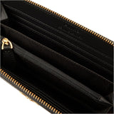 Pinko Women's Ryder Zip Around Leather Print Logo Cestovní peněženka na doplňky, Zm7q_Black/Brown/White.Antique Go Wallet Women Naty Shop