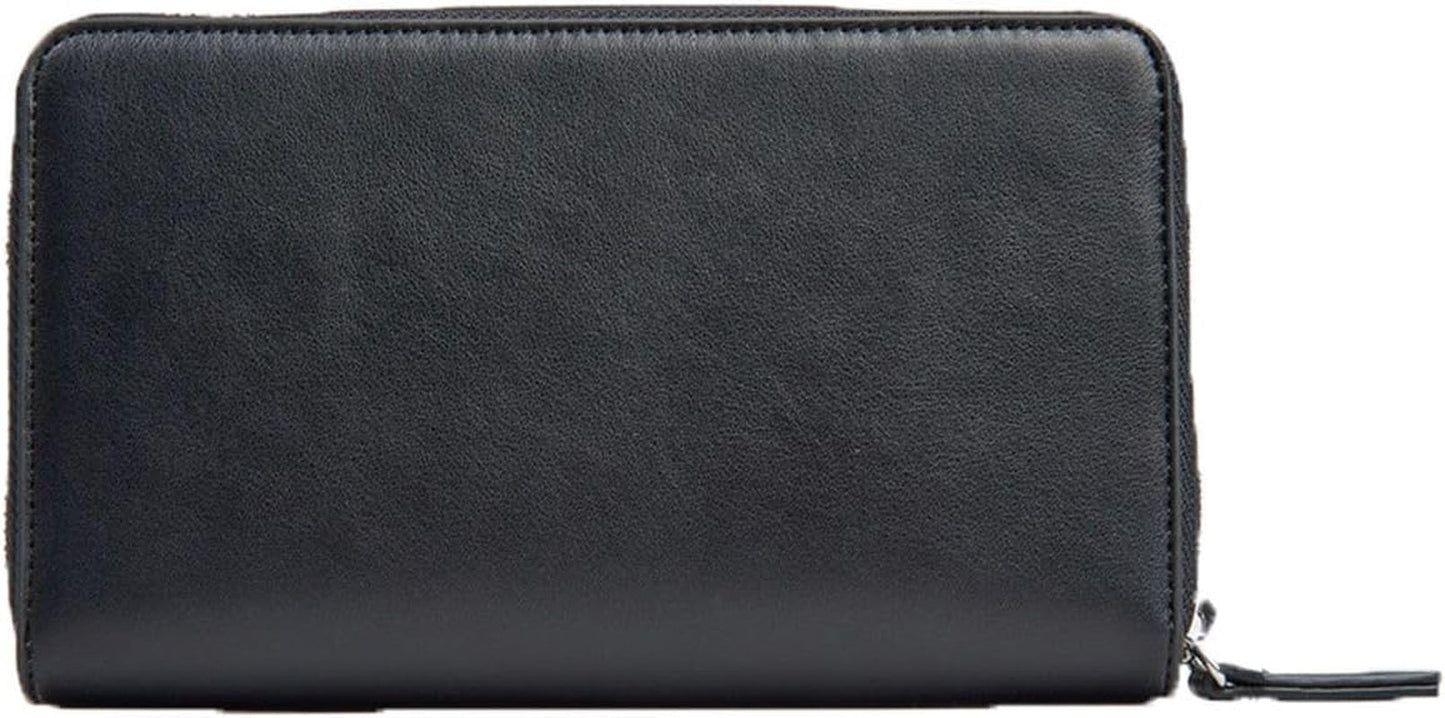 Armani Exchange Dámská Melrose embosované logo Bi-Fold Peněženka Pánská Naty Shop Černá Jedna velikost pro všechny