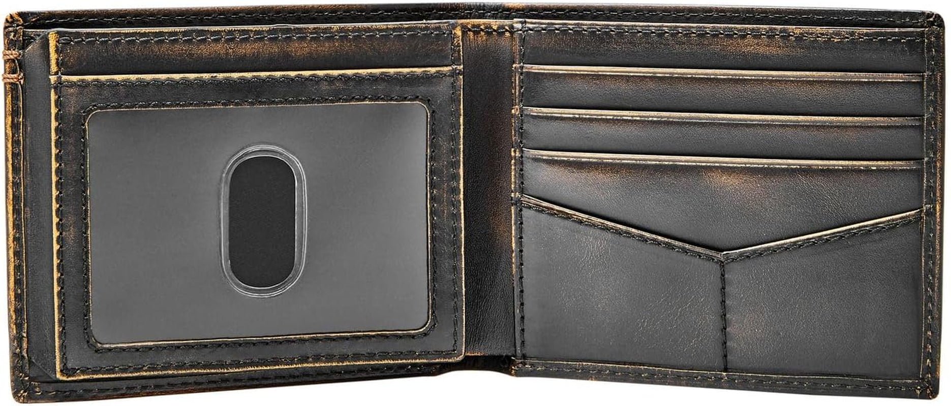Pánská peněženka Fossil Wade Leather Bifold 11,43 cm D x 1,905 cm Š x 8,89 cm H Pánská peněženka Naty Shop