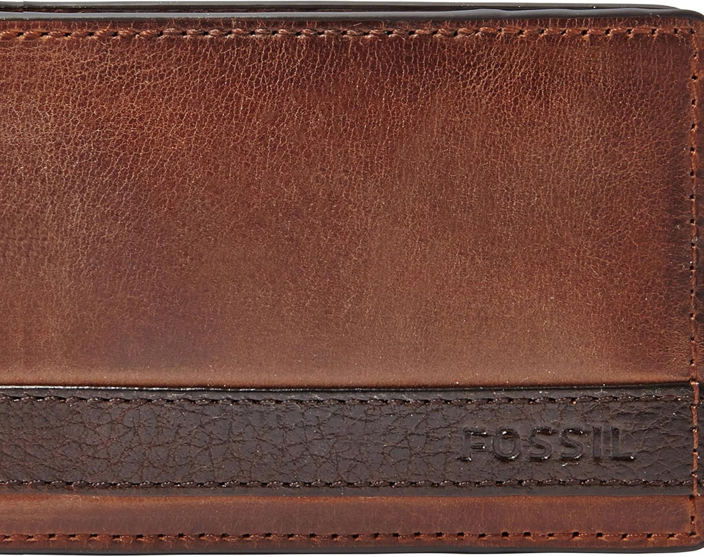 Pánská peněženka Fossil Quinn Leather Bifold 10 cm D x 1,5 cm Š x 7 cm V Pánská peněženka Naty Shop