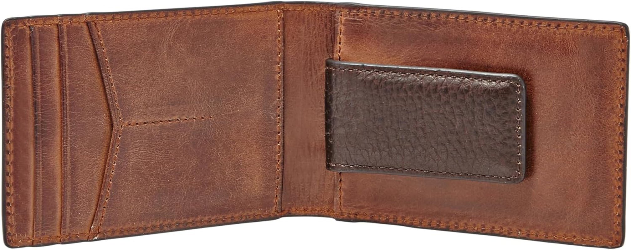 Pánská peněženka Fossil Quinn Leather Bifold 10 cm D x 1,5 cm Š x 7 cm V Pánská peněženka Naty Shop