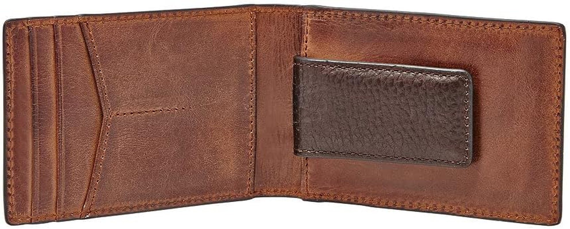 Pánská peněženka Fossil Quinn Leather Bifold 10 cm D x 1,5 cm Š x 7 cm V Pánská peněženka Naty Shop