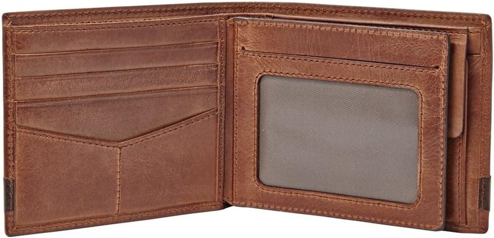 Pánská peněženka Fossil Quinn Leather Bifold 11,43 cm D x 2,54 cm Š x 9,525 cm H Pánská peněženka Naty Shop