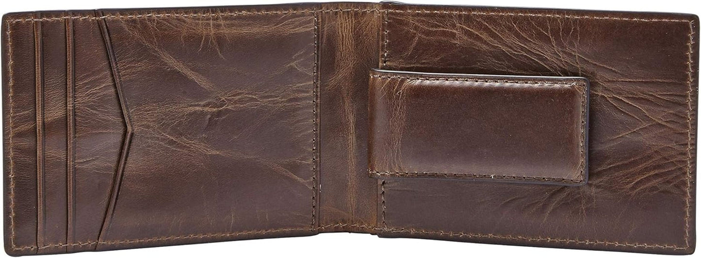 Peněženka Fossil Andrew Leather Bifold For Men 11,5 cm D x 1,9 cm Š x 7,7 cm V Pánská peněženka Naty Shop