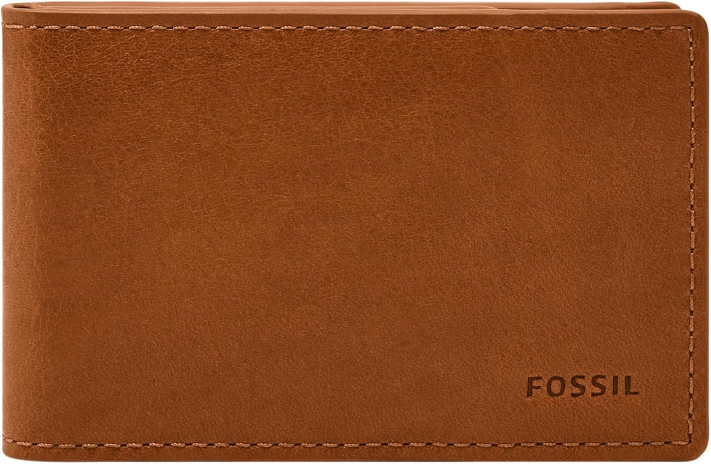 Pánská peněženka Fossil Andrew Leather Bifold 11,5 cm D x 1,9 cm Š x 7,7 cm V Pánská peněženka Naty Shop Sedlo