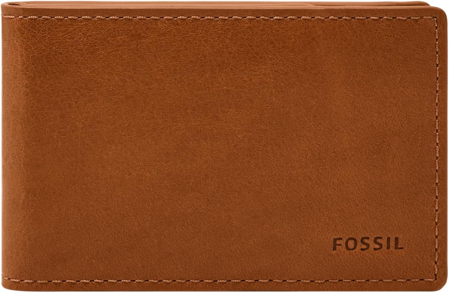 Pánská peněženka Fossil Andrew Leather Bifold 11,5 cm D x 1,9 cm Š x 7,7 cm V Pánská peněženka Naty Shop Sedlo
