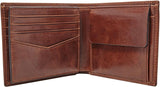Pánská peněženka Fossil Ryan Leather Bifold Wallet 11,43 cm D x 2,54 cm Š x 9,525 cm H Pánská peněženka Naty Shop